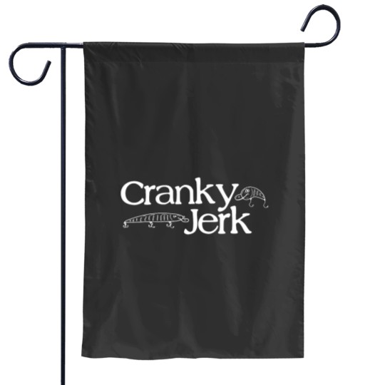 Discover Funny Cranky Vintagess Mens Outdoor Fishing Lure Humor Garden Flags