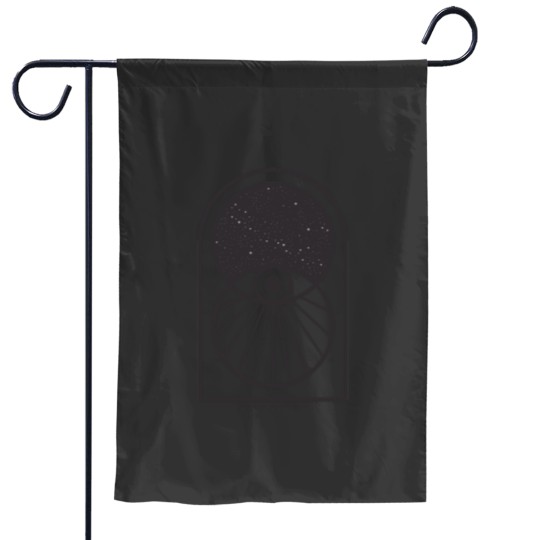 Discover Space and Time Garden Flags