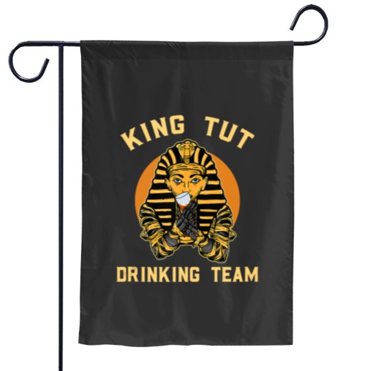 Discover King Tut Tomb Mummy Death Ancient Egypt red white wines Garden Flags