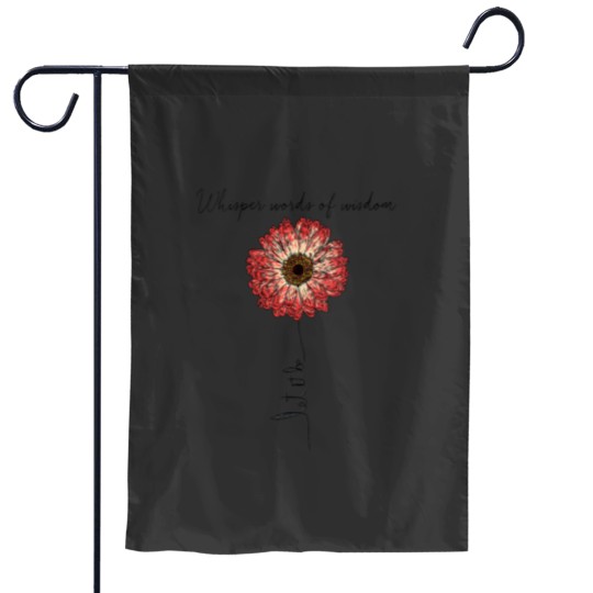 Discover Womens Whisper Words Of Wisdom Let Is Be VNeck Garden Flags