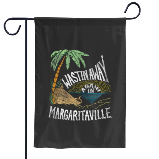Discover Wastin Away Again in Margaritaville Premium Garden Flags
