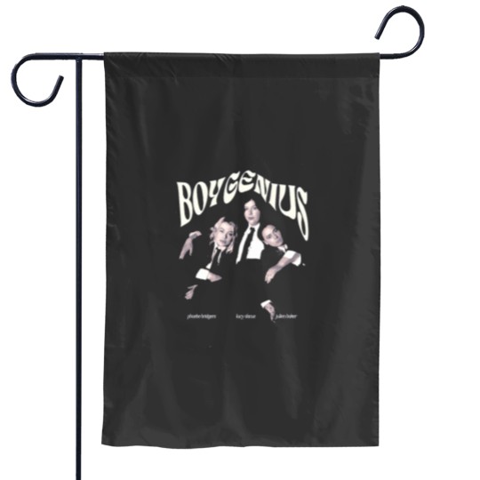 Discover boygenius tshirt! Essential Garden Flags