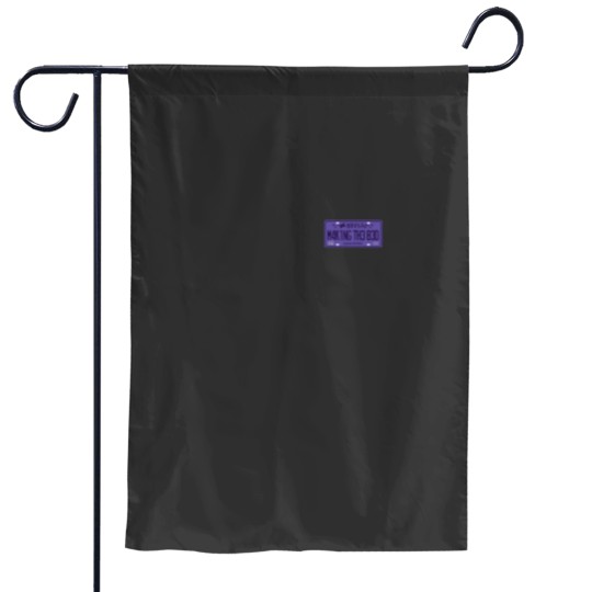 Discover making the bed license plate Garden Flags