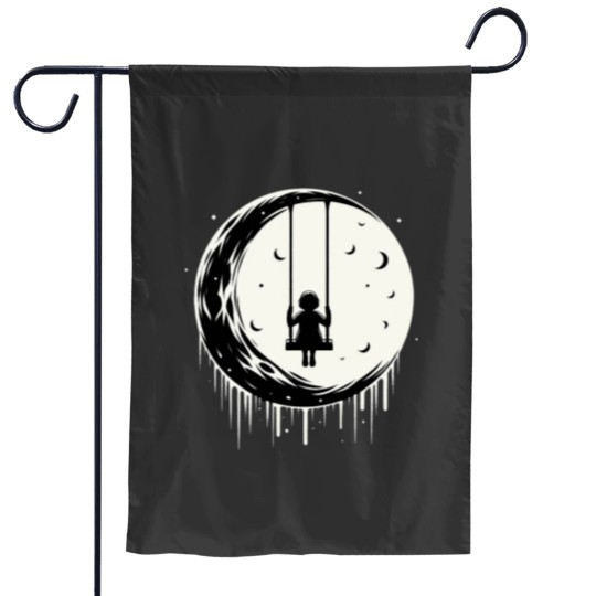 Discover Celestial Swingset Moons Mystical Playground Garden Flags