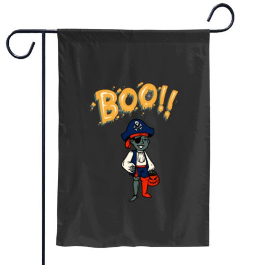 Discover Cute Halloween Spooky Pirate Garden Flags