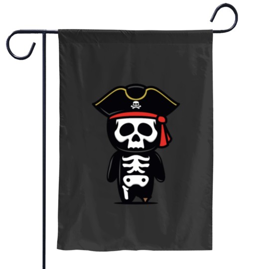 Discover Pirate Skeletonn Garden Flags