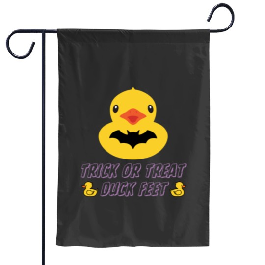 Discover Bat Rubber Ducky - Treat or Treat Duck Feet Garden Flags