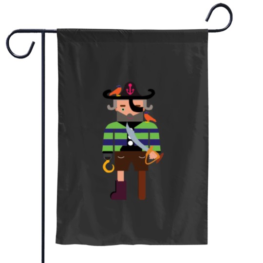 Discover Kid friendly pirate design Garden Flags