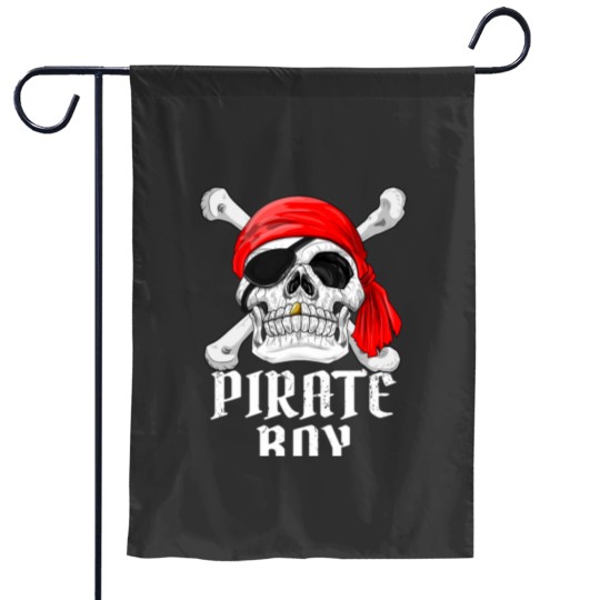 Discover Kids Pirate Costume Boy Theme Party Halloween Garden Flags