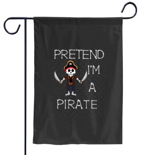 Discover Pretend I'm a Pirate Garden Flags