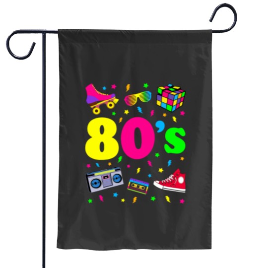 Discover I Love the 80s Theme Party Garden Flag