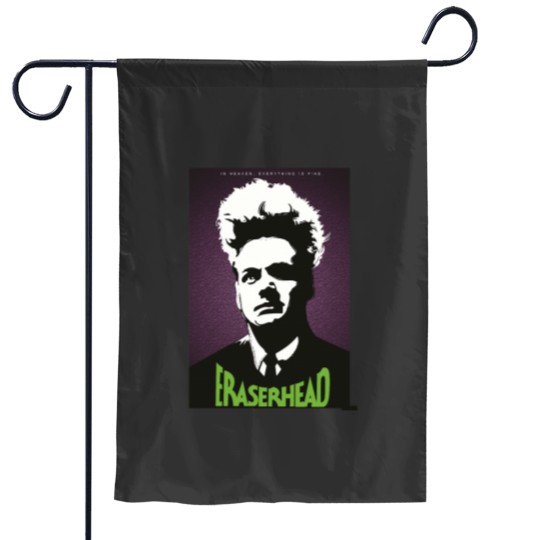 Discover Eraserhead Essential Garden Flags