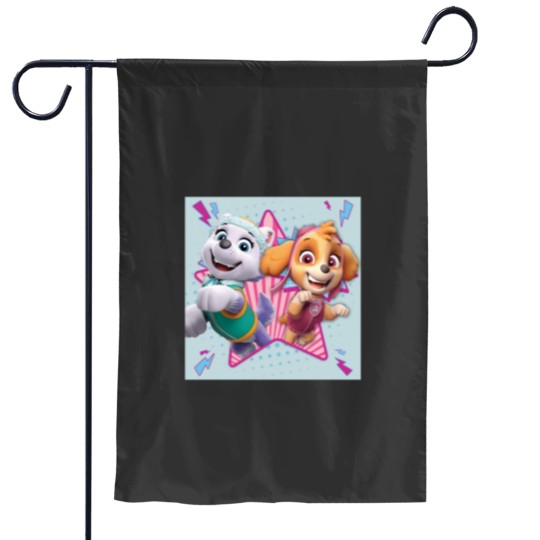 Discover skye and everest Garden Flags