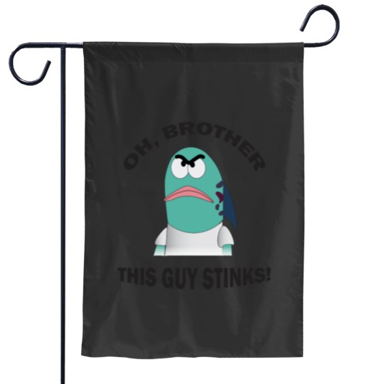 Discover Spongebobs Stinks! Garden Flags