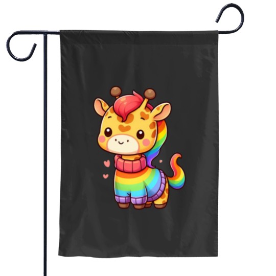 Discover Giraffe Vibes Garden Flags