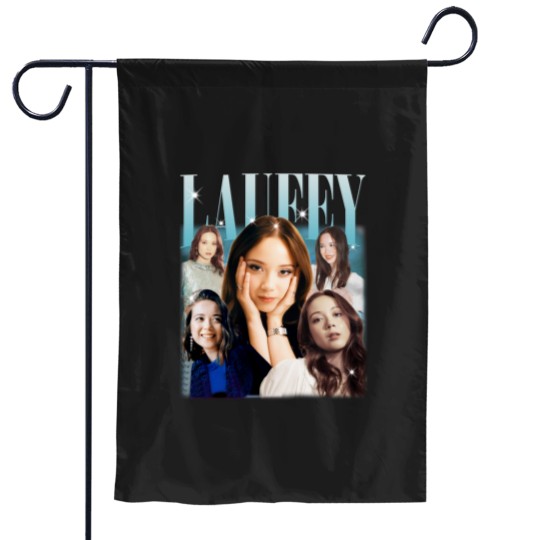 Discover Laufey, Laufey Garden Flags, Laufey Garden Flags, Laufey Musician Singer Tees, Retro Laufey Gift
