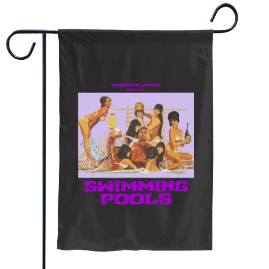 Discover Kendrick Lamar Inspired Swimming Pools Graphic Garden Flags