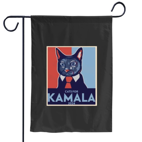 Discover Cats for Kamala 2024 Unisex Garden Flags