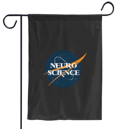 Discover Neuroscience Space Vintagess Garden Flags