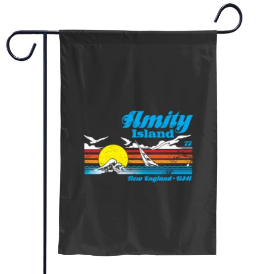 Discover Amity Island Essential Garden Flags