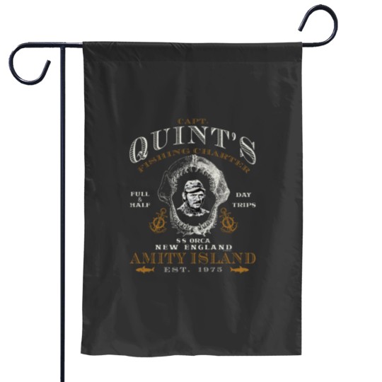 Discover Captain Quint's Jaw Skull (Universall © UCS LLC) Garden Flags