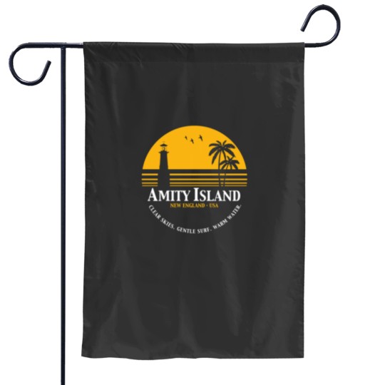 Discover Amity Island Essential Garden Flags