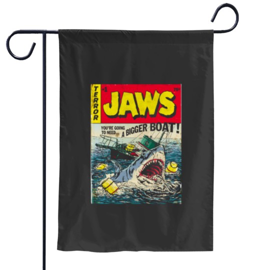 Discover Jaws 1 Edition Comic Book Cover Garden Flags