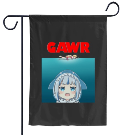 Discover Hololive EN - Gawr Gura Parody Garden Flags