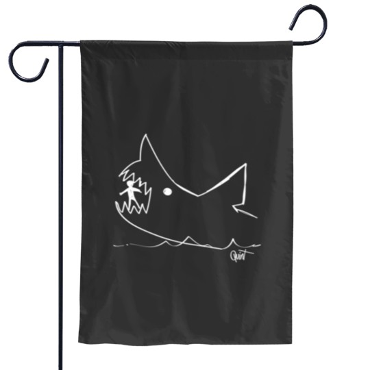 Discover Cult 1970S Shark Movie Chalkboard Pic Garden Flags