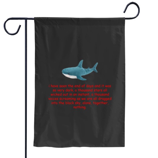 Discover blahajj ikea shark existentialism Classic Garden Flags