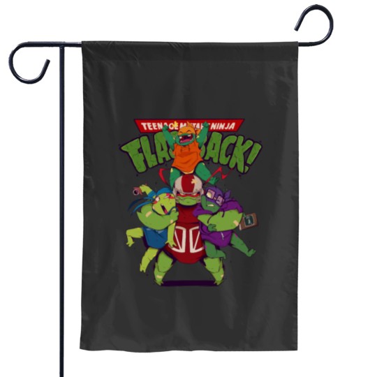 Discover Teenage Mutant Ninja Flashback! Garden Flags