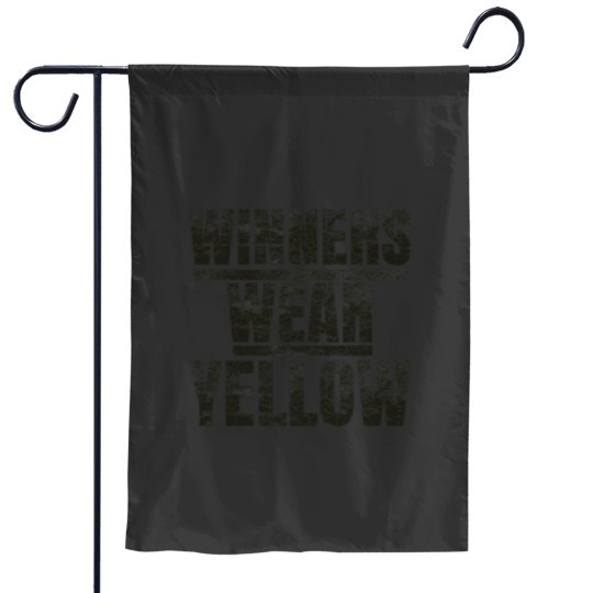 Discover Winners Wear Yellow Color Warss Camp Team Game Competition Garden Flags