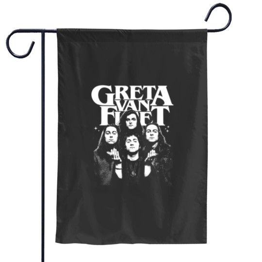 Discover Greta Van Fleet Tour 2024 Garden Flags, Classic 90s Greta Van Fleet Garden Flags