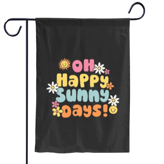 Discover OH HAPPY SUNNY DAYS Summer Vibes Garden Flags