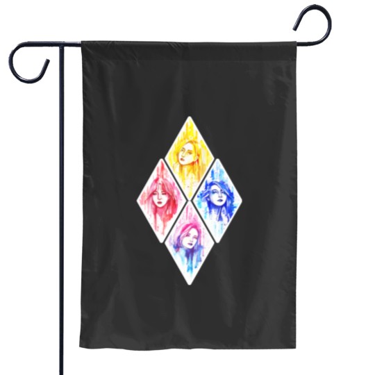 Discover MAMAMOO OT4 Watercolor Painting Garden Flags