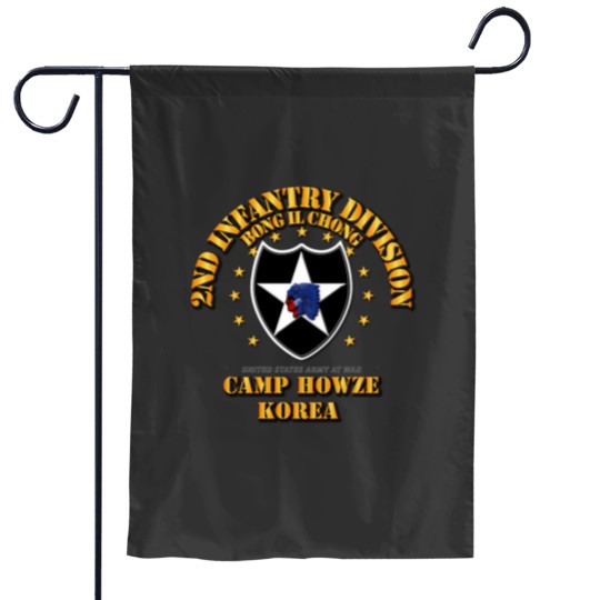 Discover 2nd Infantry Division - Camp Howze Garden Flags