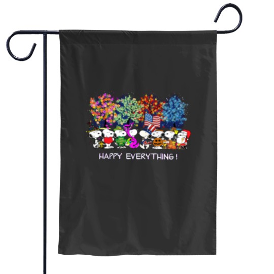 Discover Happy Everything Snoopy Charlie Garden Flags