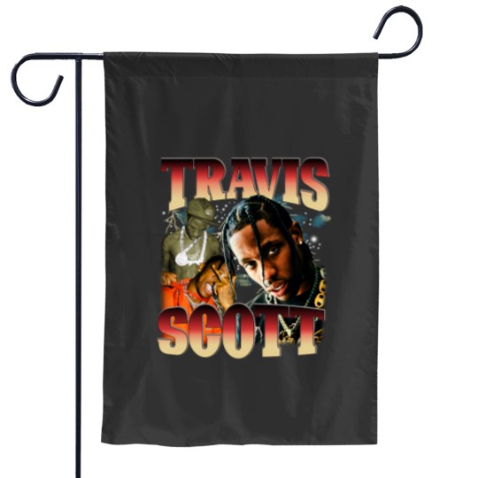 Discover Travis Garden Flags, 90's Vintage Rap Garden Flags RPLC26