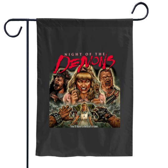 Discover Night Of The Demons Classic Garden Flags