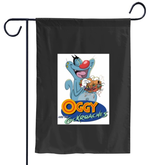 Discover Oggy and the cockroaches Garden Flags