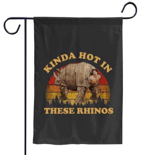 Discover KINDA HOT IN THESE RHINOS / EXCLUSIVE ART - Ace Ventura - Garden Flags