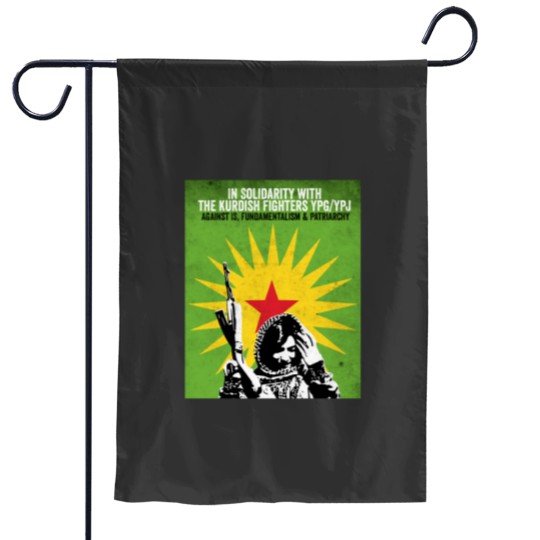 Discover Solidarity with the YPG YPJ Garden Flags