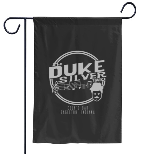 Discover Duke Silver Trio Garden Flags