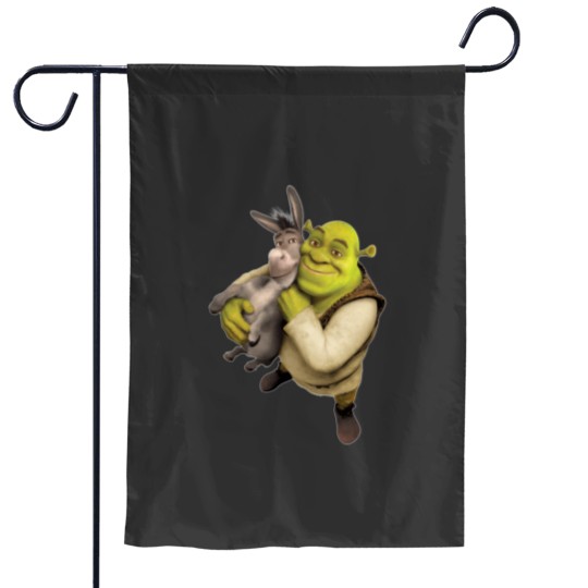 Discover Shrek and Donkey Garden Flags