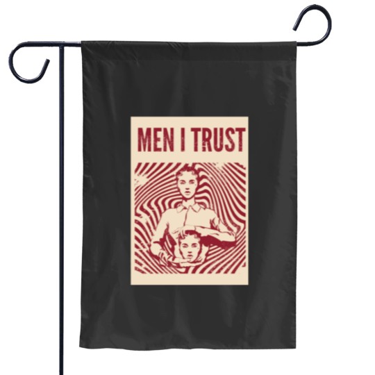 Discover Men I Trust - Vintage Logo Garden Flags