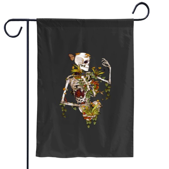 Discover Bones and Botany Garden Flags