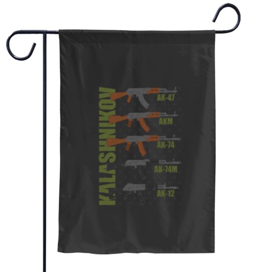 Discover Generation of the Kalashnikov assaultss Rifless Essential Garden Flags