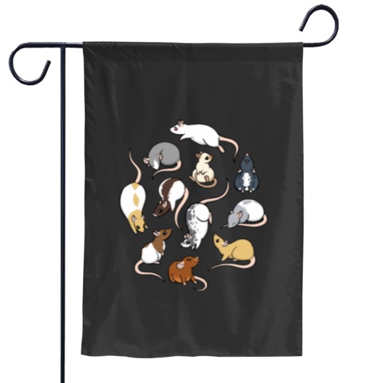 Discover Rats Classic Garden Flags