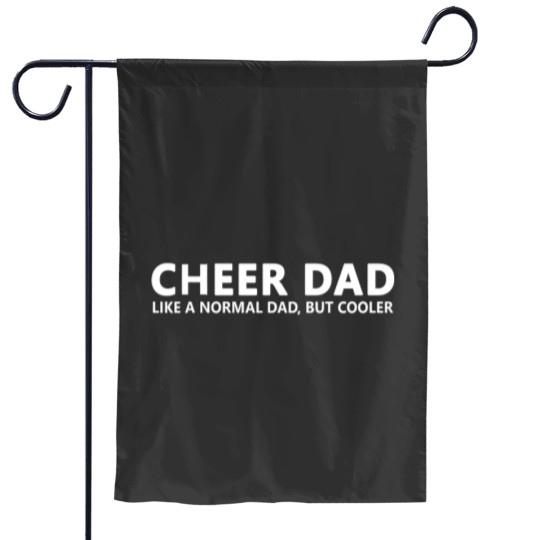 Discover Cheer Father Funny Cheer Dad Garden Flags