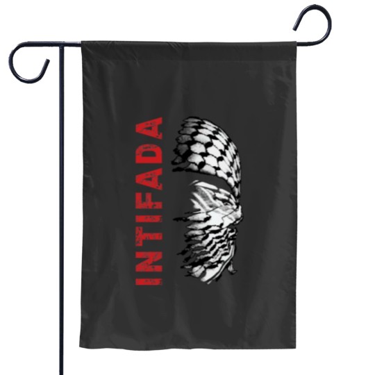 Discover Palestinian Resistance Palestine Solidarity and Freedom Support Design red Garden Flags
